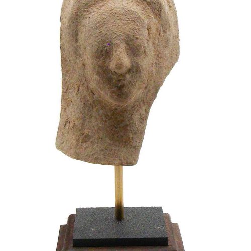 Greek Terracotta Female Face Protome