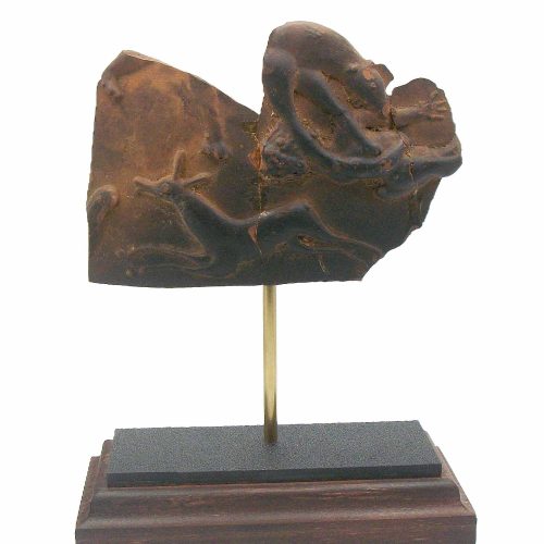 Roman Pottery Shard with Barbotine Hunting Scene