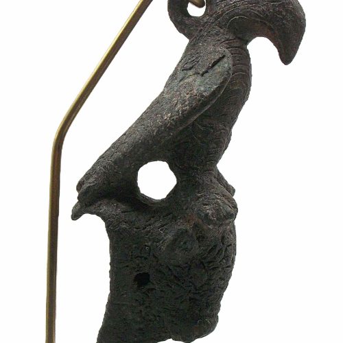 Roman Bronze Imperial Eagle perched on a Bulls Head
