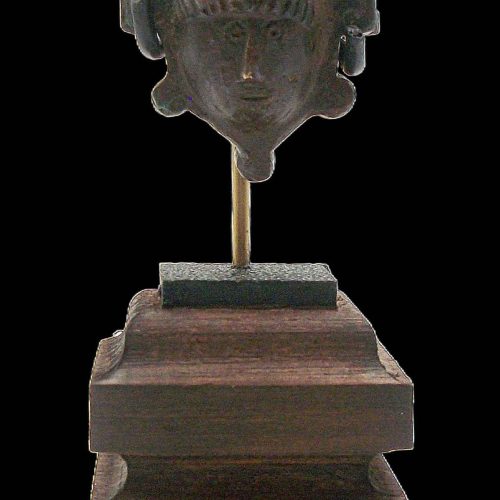 Roman Bronze Frontal Lock Plate with Face