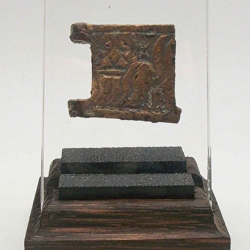 Byzantine Bronze Buckle Plate with The Lion of Saint Mark