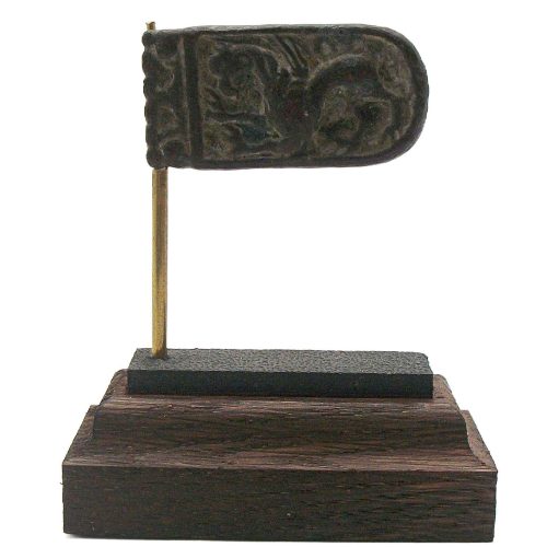 Norman Bronze Strap End with Griffin Decoration